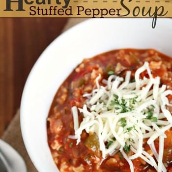 Hearty Stuffed Pepper Soup