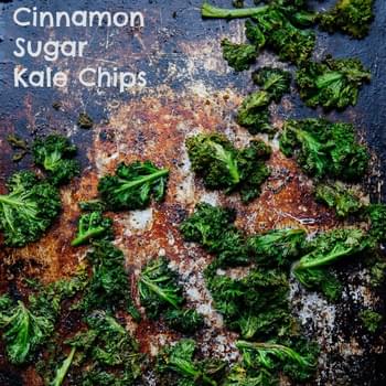 Cinnamon Sugar Kale Chips