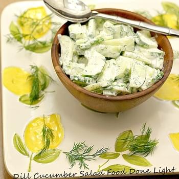 Sour Cream Dill Cucumber Salad