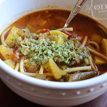 Pesto Vegetable Soup