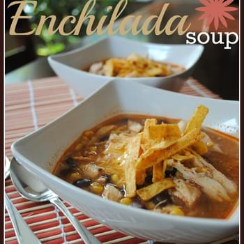 Slow Cooker Chicken Enchilada Soup