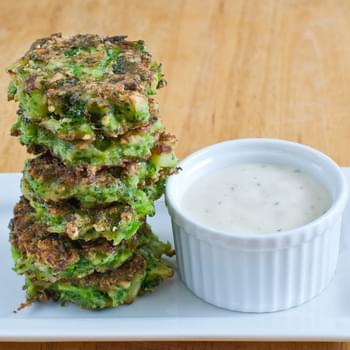 Broccoli-Parmesan Fritters