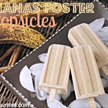 Bananas Foster Popsicles