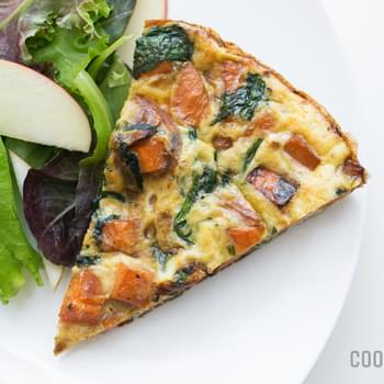 Sweet Potato and Spinach Frittata