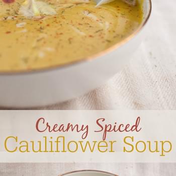 Creamy Spiced Cauliflower Soup