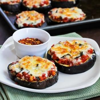 Julia Child's Eggplant Pizzas (Tranches d'aubergine á  l'italienne)
