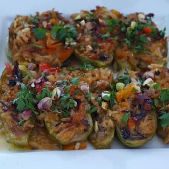 Stuffed Zucchini - Middle Eastern Flavours