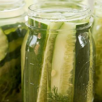 Quick & Easy Refrigerator Dill Pickles