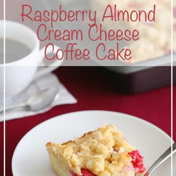 Raspberry Almond Cream Cheese Coffee Cake