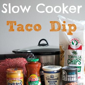 Slow Cooker Taco Dip