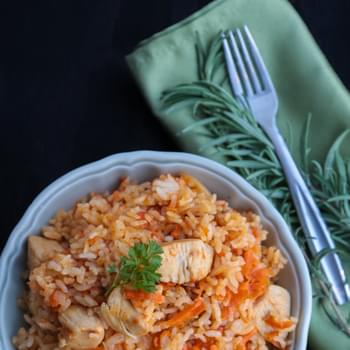 Ukrainian Chicken Plov (Rice Pilaf) - Плов