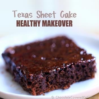 Texas Sheet Cake - Healthy Makeover