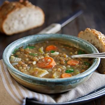 Lentil Soup with Coriander and Cumin