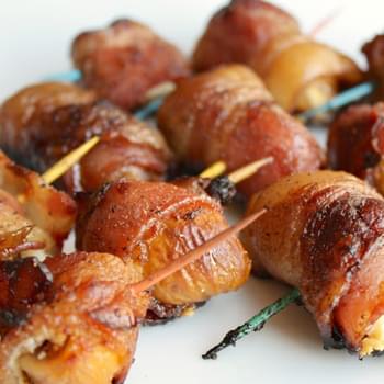 Bacon-Wrapped Figs with Goat Cheese