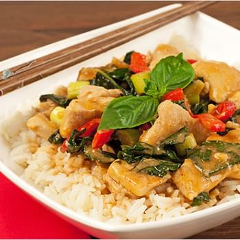 Red Curry with Turkey and Kale