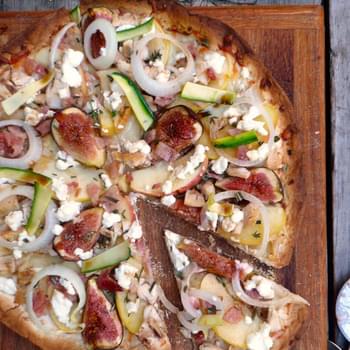 Chicken Bacon Apple Fig Pizza
