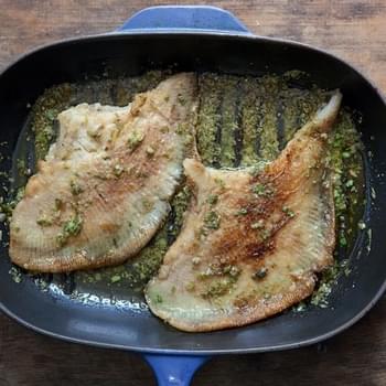 Skate With Green Herb Sauce