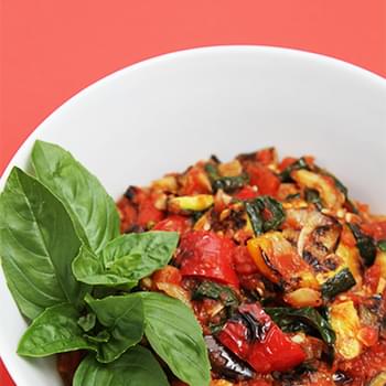 Grilled Vegetable Ratatouille With Fried Capers
