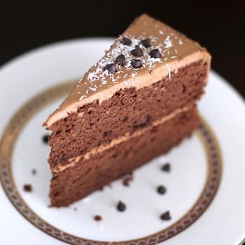 (Secretly Healthy) Decadent Chocolate Layer Cake with a Special Chocolate Frosting