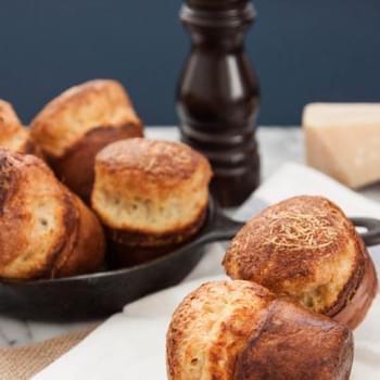 Black Pepper and Parmesan Popovers