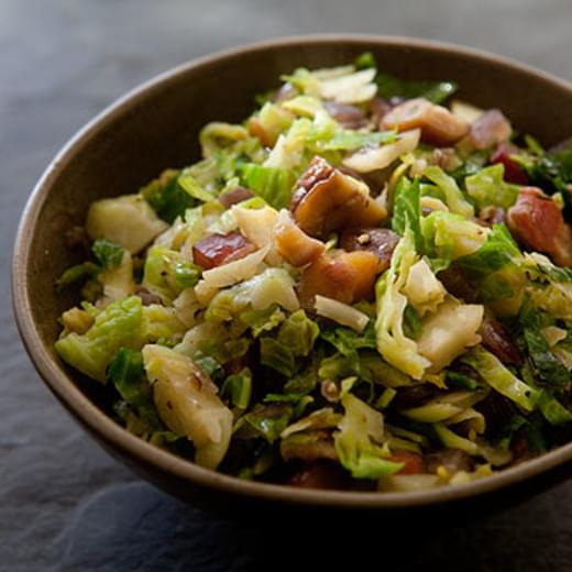 Brussels Sprouts with Bacon and Chestnuts
