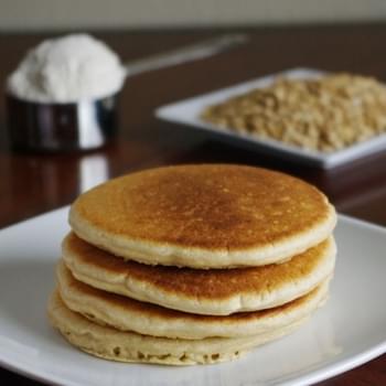 Oat Flour Pancakes (Old-Fashioned Style)