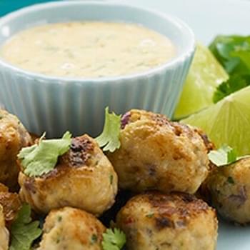 Thai Fish Balls with Chilli and Lime Mayonnaise