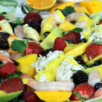 Florida Seafood Salad with Mango-Tangerine Dressing