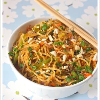 Hakka Noodles With Oodles Of Vegetables And Yes Its Spicy