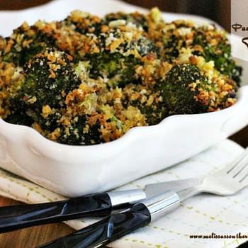 Roasted Panko-Parmesan Broccoli