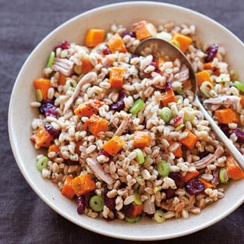 Farro Salad with Turkey and Roasted Squash