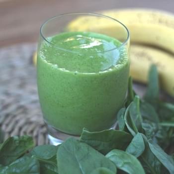 Simple Banana Spinach Smoothie