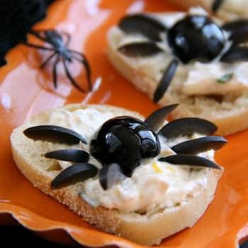 Smoked Trout Pate Spider Bites