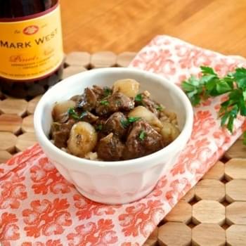 Beef Bourguignonne with Pearl Barley