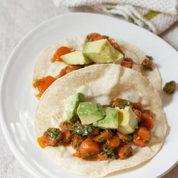 Middle Eastern Carrot Tacos