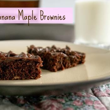 Banana Maple Brownies