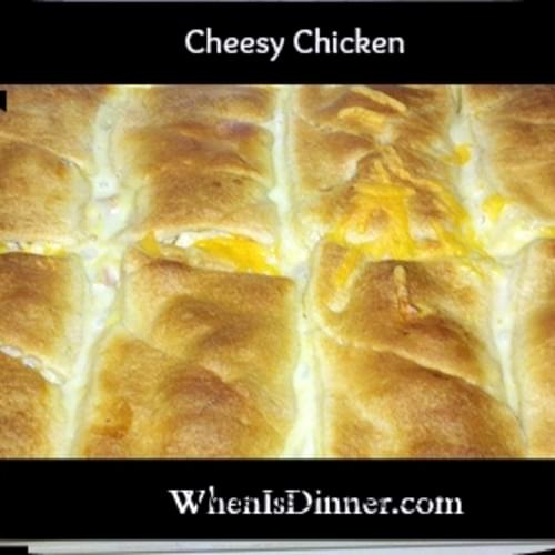 Cheesy Chicken Crescent Roll