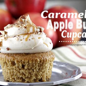 Caramel Apple Butter Cupcakes