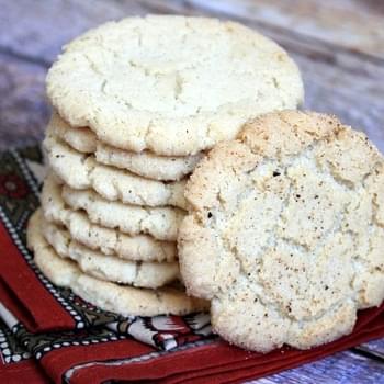 Crunchy Nutmeg Sugar Cookies