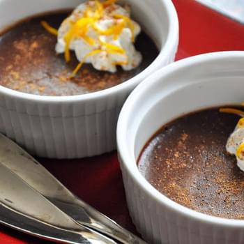 Spiced Dark Chocolate Pots de Creme