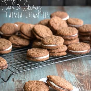 Rolled Oats Dark and Stormy Oatmeal Cream Pies