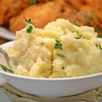Parsley Garlic Mashed Potatoes