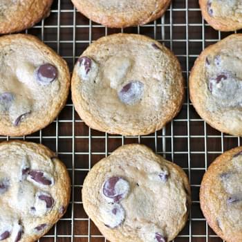 Chocolate Chip Cookies made with Cream Cheese