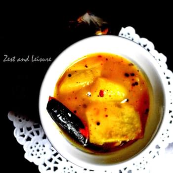 Raw Mango Chutney /Aam-er Tok / Mango Relish (কাঁচা আমের চাটনী)
