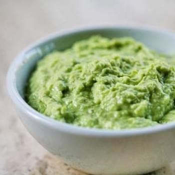 Fava Bean Dip with Goat Cheese and Garlic