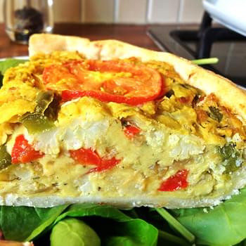 The Gourmet Vegan “Can’t tell the difference” Quiche