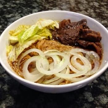 Simple Beef Mami/Beef Noodle Soup