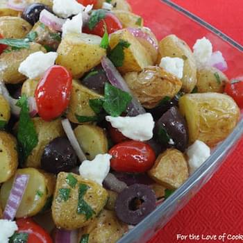 Mediterranean Roasted Potato Salad AND the Giveaway Winners