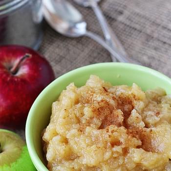 Easy, Chunky Homemade Applesauce - Grandma’s Recipe (Gluten Free, Dairy Free, Vegan)