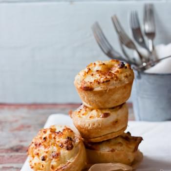 Savoury Rice Tartlets With Smoked Bacon And Cheese